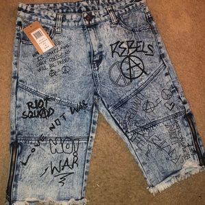 Men’s denim shorts